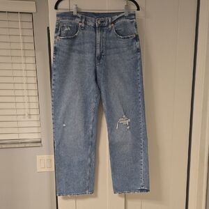 GAP Women's Light Blue Straight Jeans